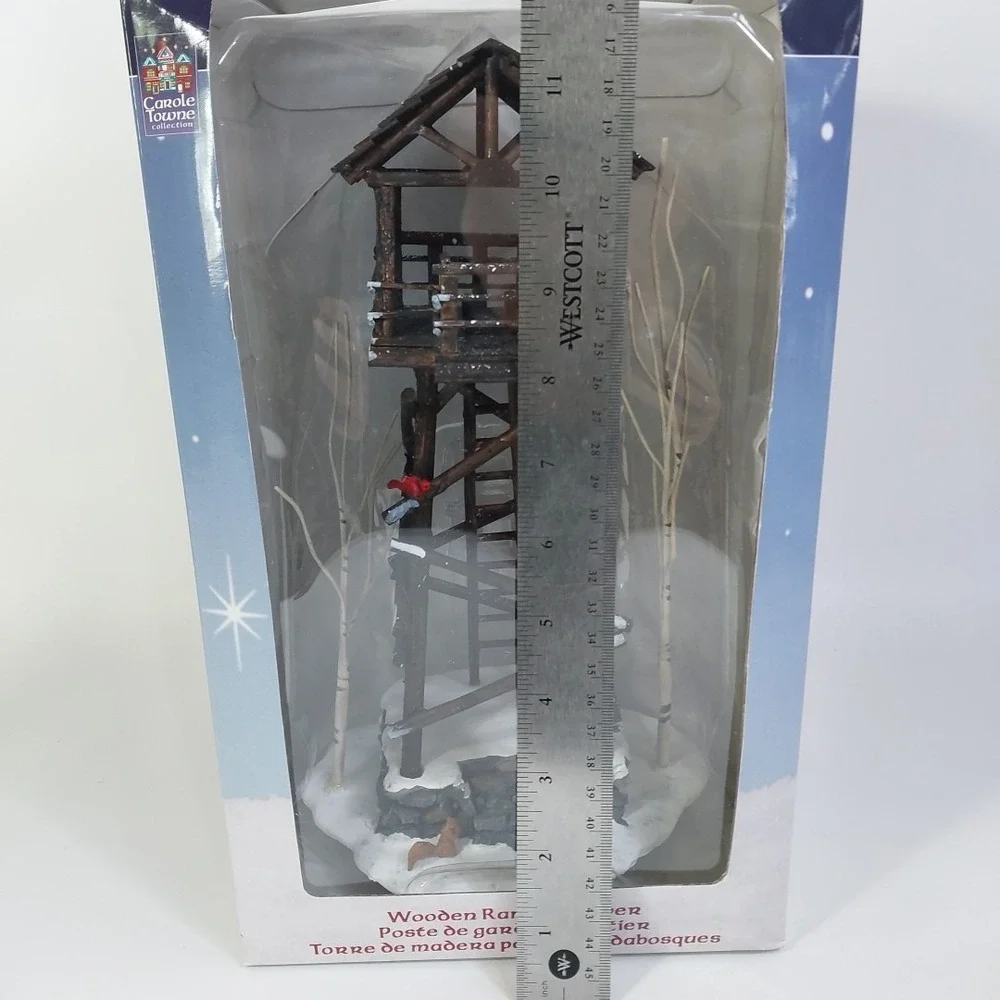 2002‎ Lemax Carole Towne Wooden Ranger Tower